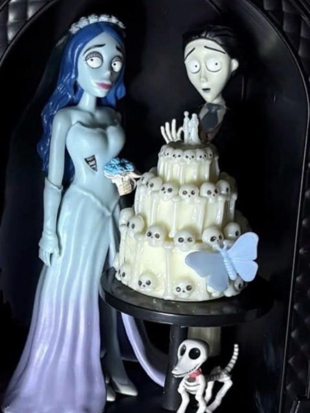 Miniverse Corpse Bride Rare Cake AND Bride & Groom BUNDLE